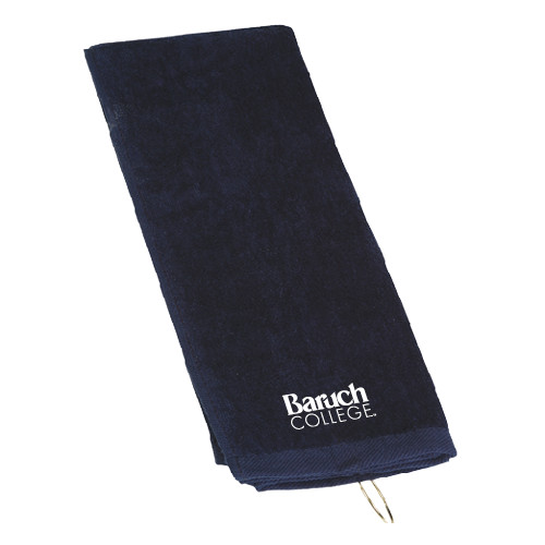 Navy Golf Towel-Official Logo