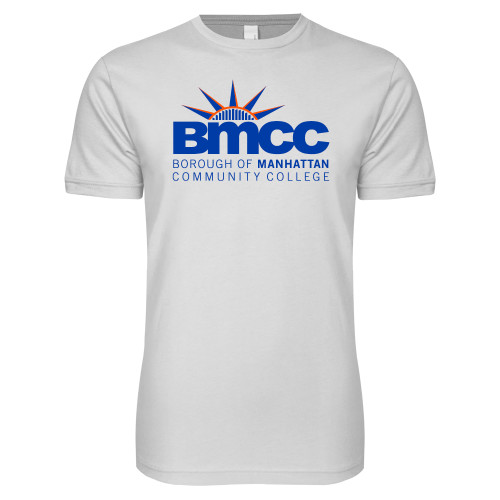 Next Level White SoftStyle T Shirt-BMCC Stacked
