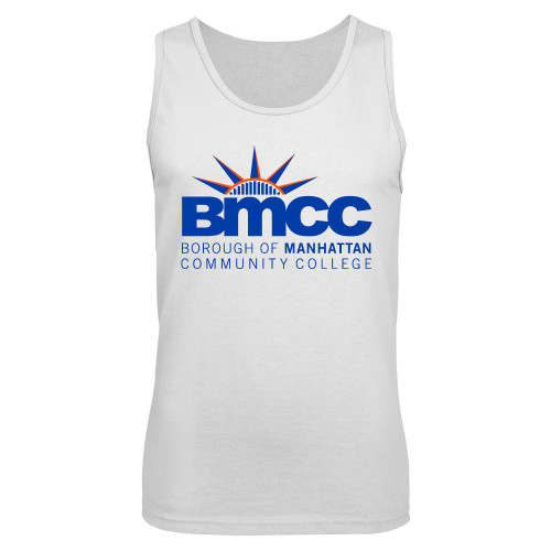 White Tank Top-BMCC Stacked