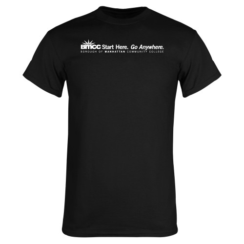 Black T Shirt-Start Here Go Anywhere