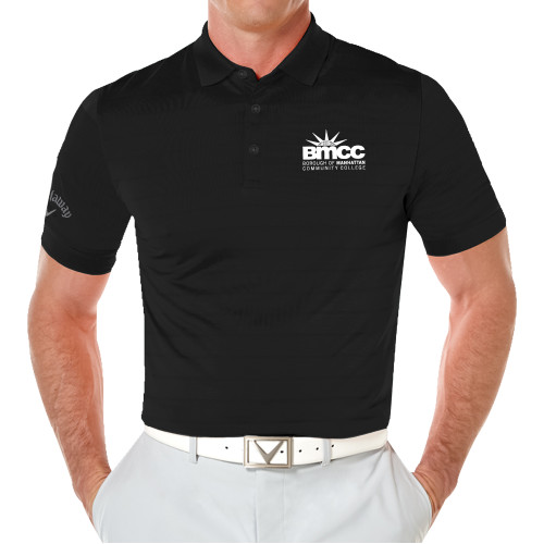 Callaway Black Opti Vent Polo-BMCC Stacked