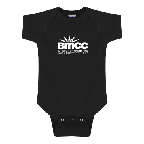 Black Infant Onesie-BMCC Stacked