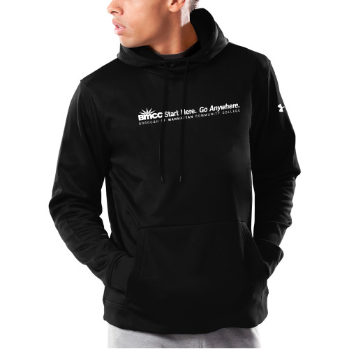 Under Armour Black Armour Fleece Hoodie-Start Here Go Anywhere