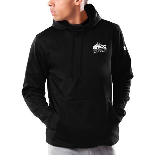 Under Armour Black Armour Fleece Hoodie-BMCC Start Here Go Anywhere