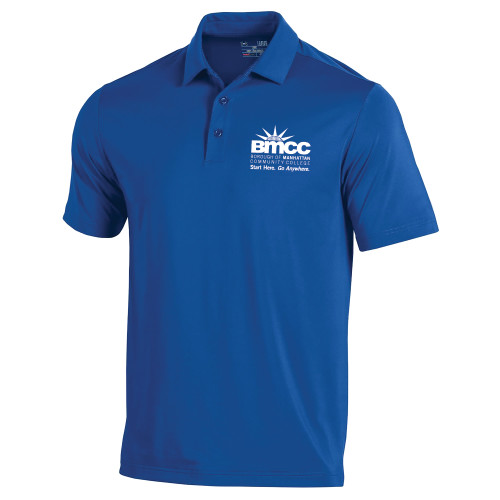 Under Armour Royal T2 Performance Polo-BMCC Start Here Go Anywhere