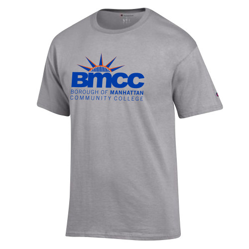 Champion Oxford Grey T Shirt-BMCC Stacked