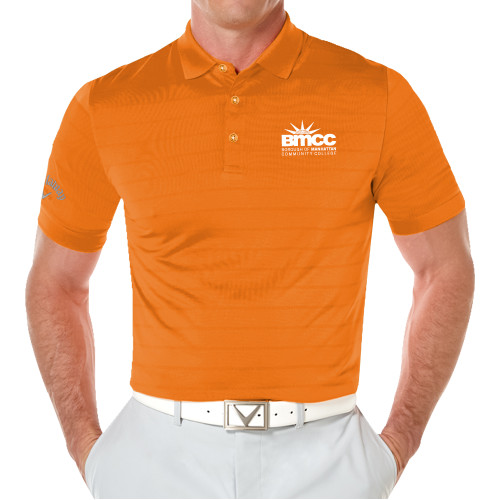 Callaway Orange Opti Vent Polo-BMCC Stacked