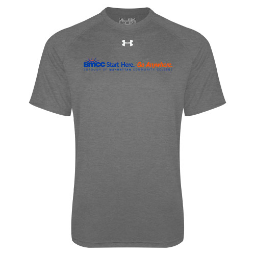 Under Armour Carbon Heather Tech Tee-Start Here Go Anywhere