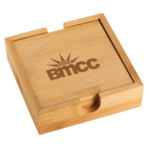 Bamboo Coaster Set-BMCC Engraved