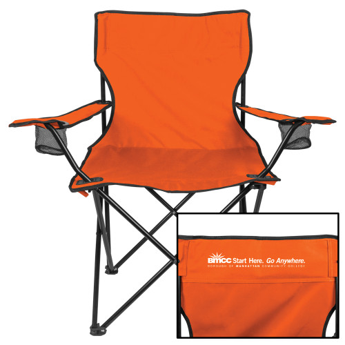 Deluxe Orange Captains Chair-Start Here Go Anywhere