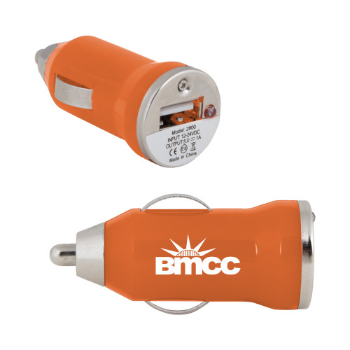 On the Go Orange Car Charger-BMCC