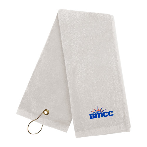 White Golf Towel-BMCC