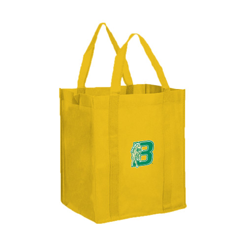Non Woven Gold Grocery Tote-Bronoc