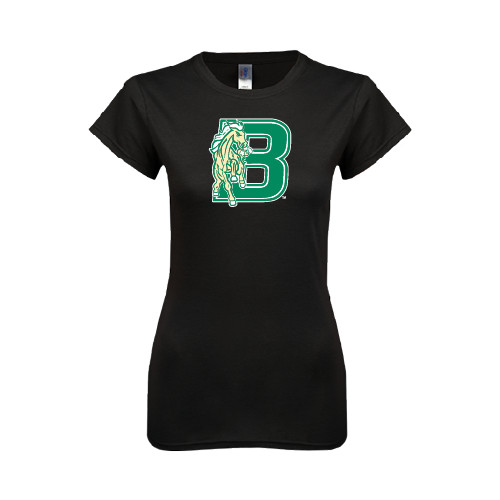 Next Level Womens Black Boyfriend Tee-Bronoc