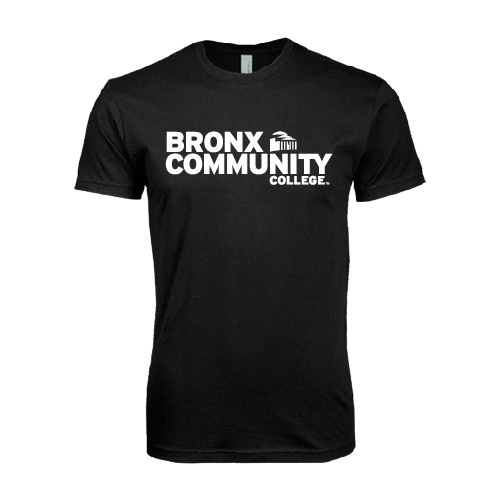 Next Level Black SoftStyle T Shirt-Official Logo