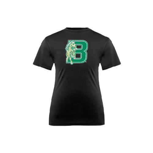 Youth Performance Black Tee-Bronoc