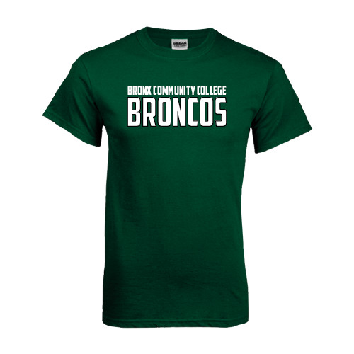 Dark Green T Shirt-Bronx Community College Bronocs
