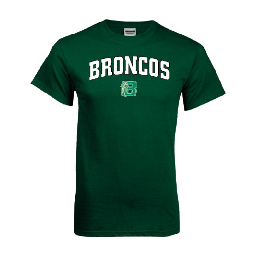 Dark Green T Shirt-Arched Broncos