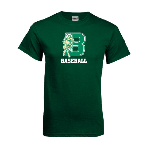 Dark Green T Shirt-Baseball