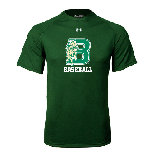 Under Armour Dark Green Tech Tee-Baseball