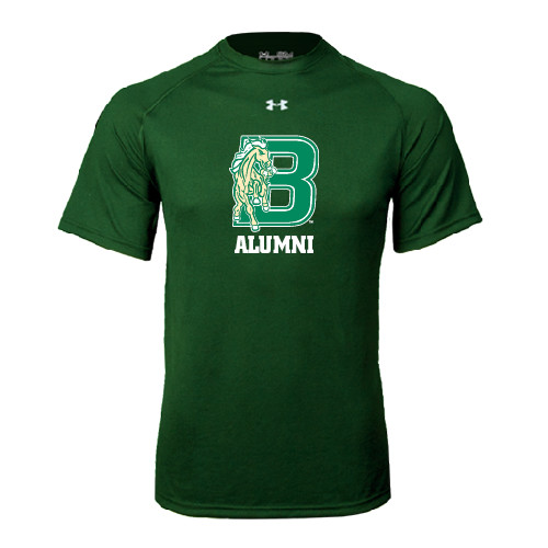 Under Armour Dark Green Tech Tee-Alumni