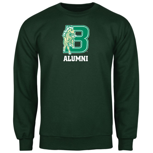 Dark Green Fleece Crew-Alumni