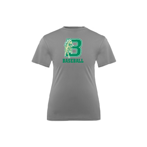 Youth Performance Grey Concrete Tee-Baseball