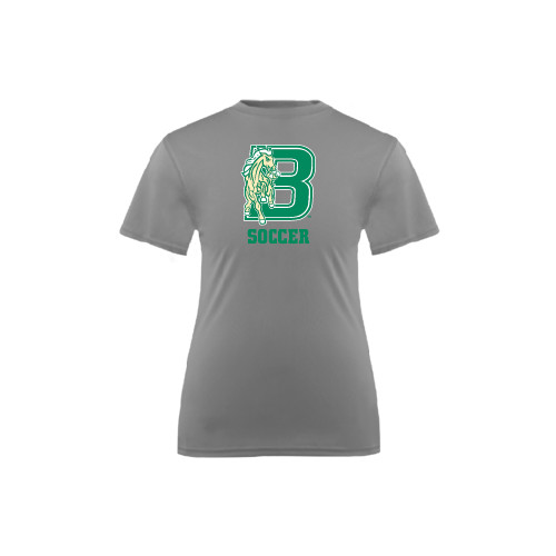 Youth Performance Grey Concrete Tee-Soccer