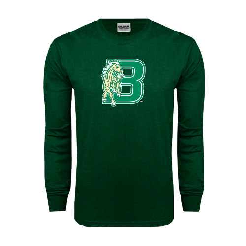 Dark Green Long Sleeve T Shirt-Bronoc