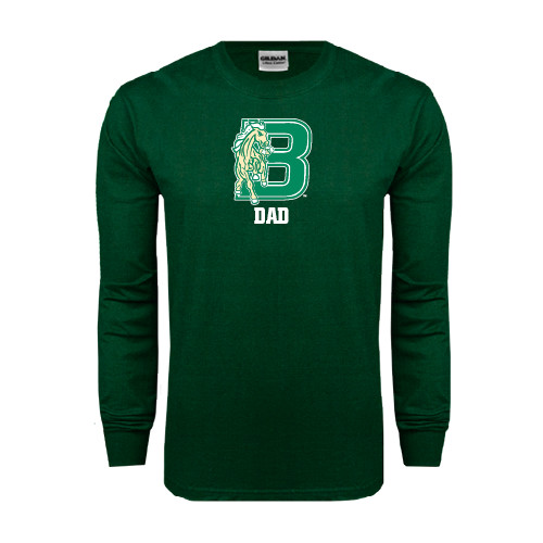 Dark Green Long Sleeve T Shirt-Dad