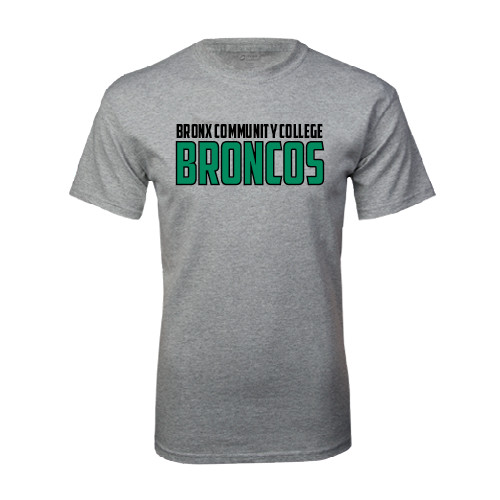 Grey T Shirt-Bronx Community College Bronocs