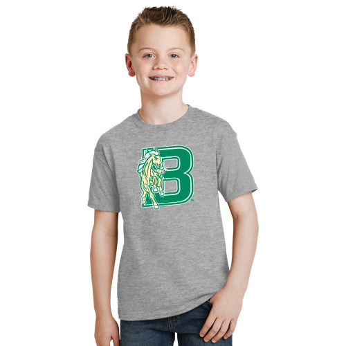 Youth Grey T-Shirt-Bronoc