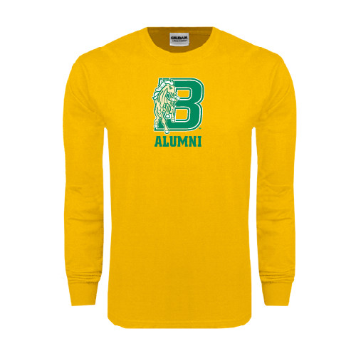 Gold Long Sleeve T Shirt-Alumni