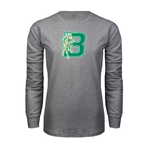 Grey Long Sleeve T Shirt-Bronoc
