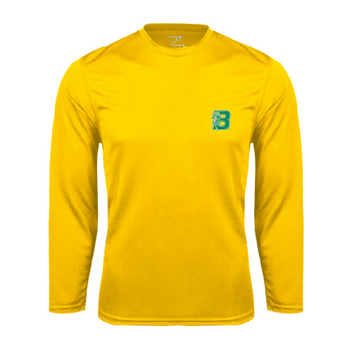Gold Performance Long Sleeve Shirt-Bronoc