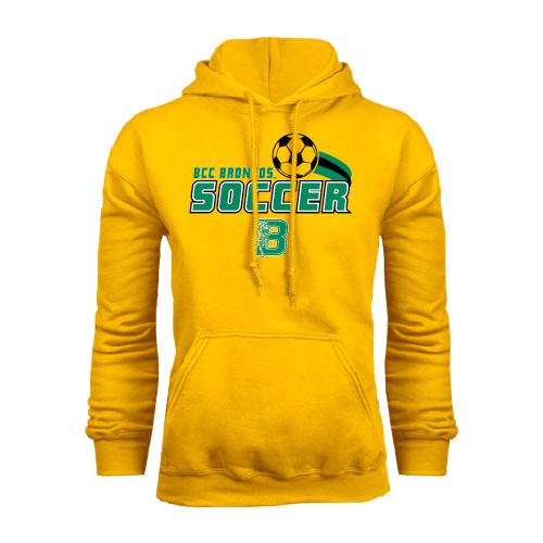 Gold Fleece Hoodie-Soccer Swoosh