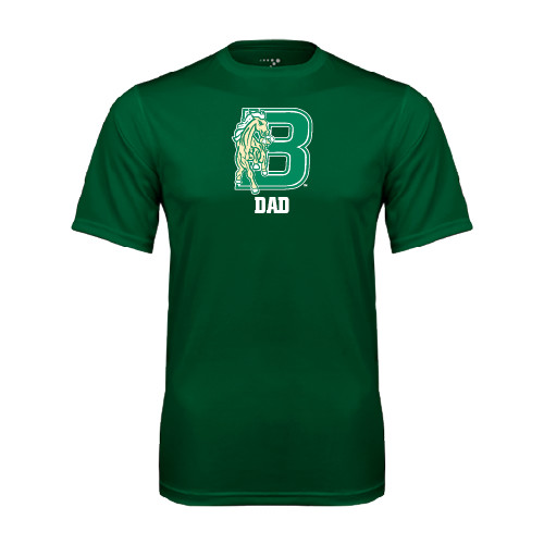 Dark Green Performance Tee-Dad