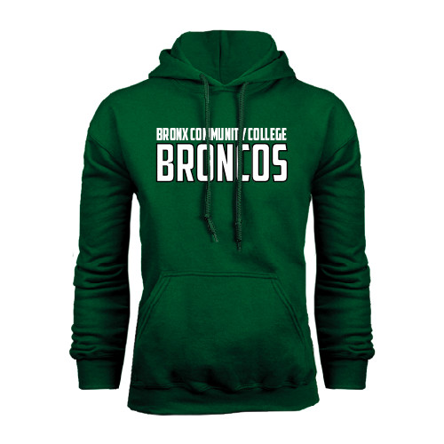Dark Green Fleece Hood-Bronx Community College Bronocs