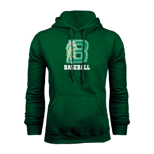 Dark Green Fleece Hood-Baseball
