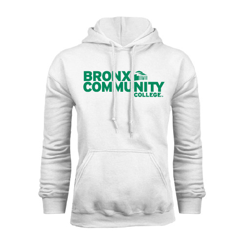 White Fleece Hoodie-Official Logo