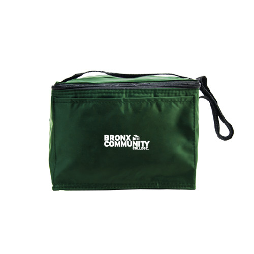 Six Pack Dark Green Cooler-Official Logo