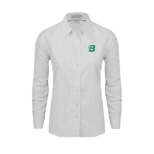 Womens White Oxford Shirt-Bronoc