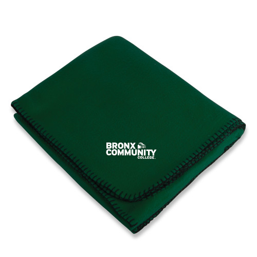 Dark Green Arctic Fleece Blanket-Official Logo