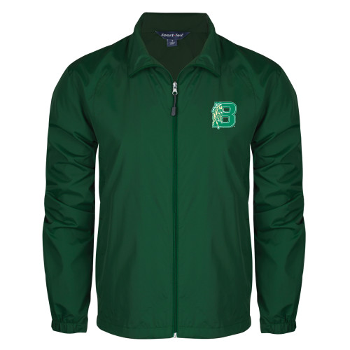 Dark Green Full Zip Wind Jacket-Bronoc