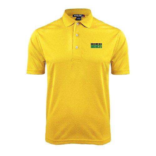 Gold Dry Mesh Polo-Bronx Community College Bronocs