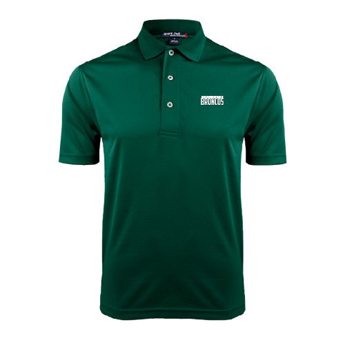 Dark Green Dry Mesh Polo-Bronx Community College Bronocs