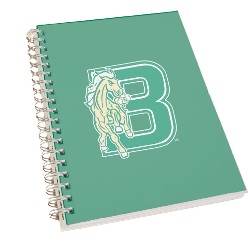 Clear 7 x 10 Spiral Journal Notebook-Bronoc