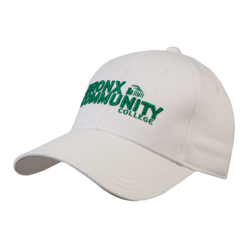 White Structured Adjustable Pro Style Hat-Official Logo
