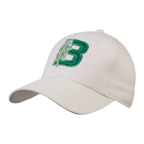White Structured Adjustable Pro Style Hat-Bronoc