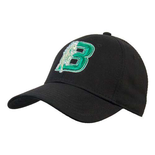 Black Structured Adjustable Pro Style Hat-Bronoc